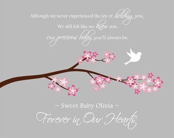 Miscarriage Gift - Miscarriage Memorial - Miscarriage Remembrance - Sympathy Gift for Pregnancy Loss Art Print