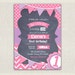 Pink and Purple 1st Birthday Invitation by PixiePerfectParties