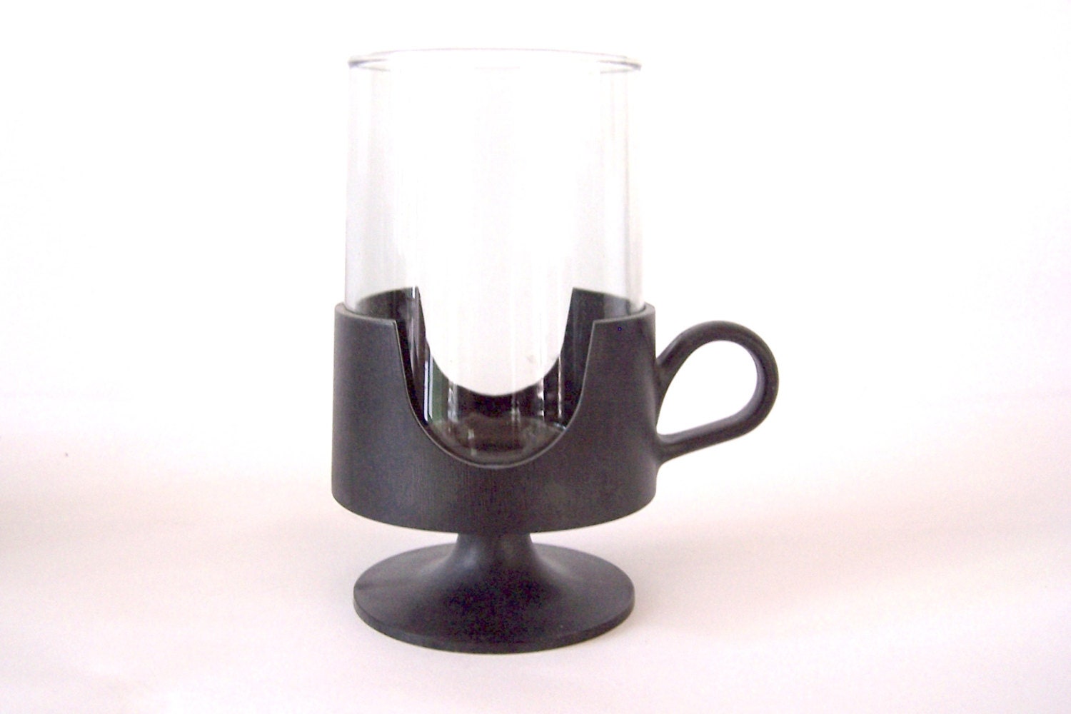 Set of 8 Beaker Style Coffee Cups GlasSnap by LizzieTishVintage