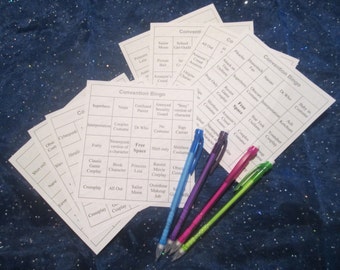 CONVENTION BINGO for Cosplay Convention FUN - First Edition
