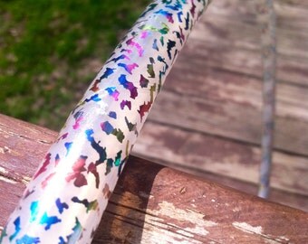 Tiger Rainbow Trails, performance Polypro hoop, Custom sizes