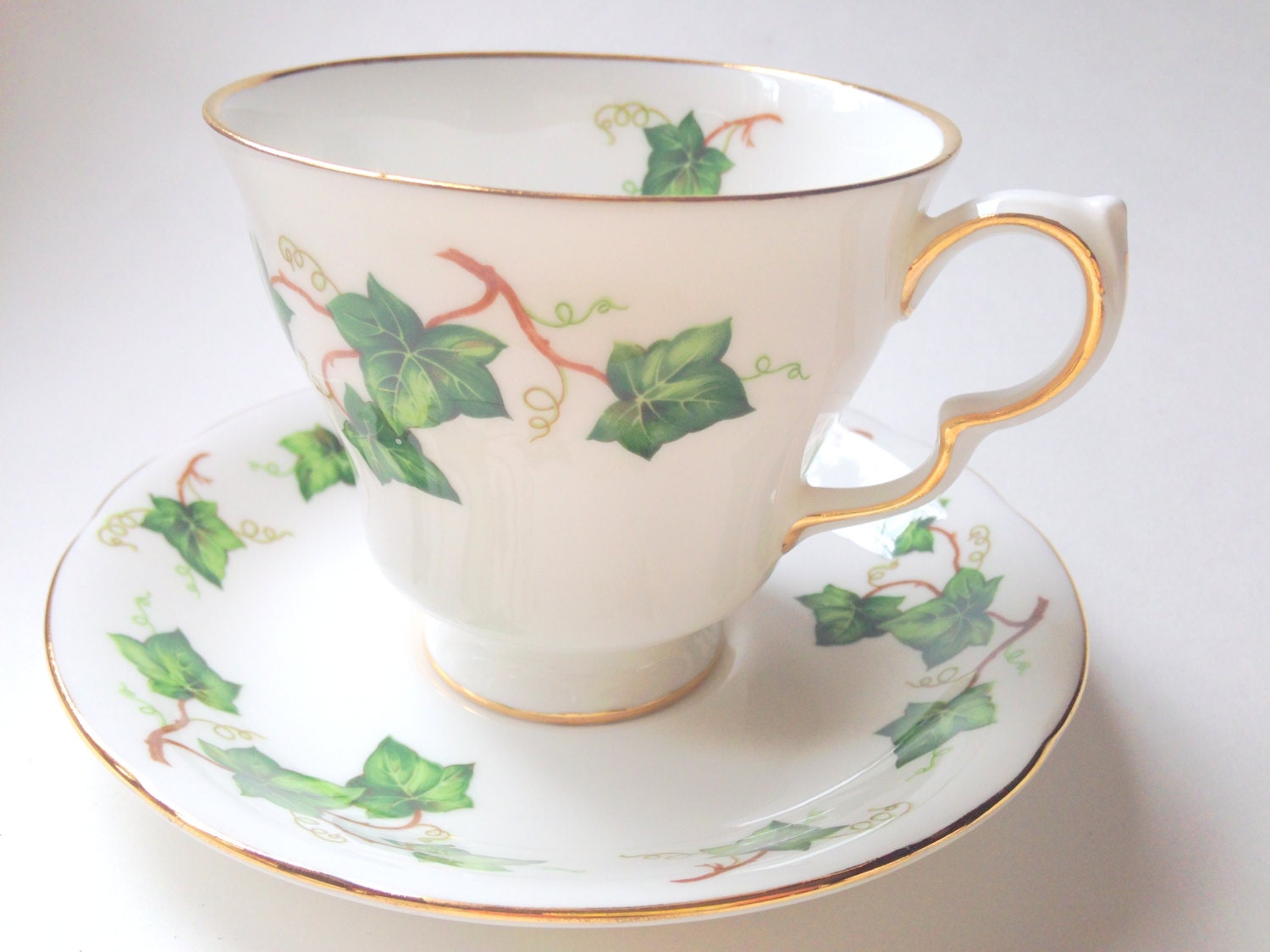 Reserved for LN Ivy Leaf Colclough Tea Cup and Saucer Tea