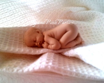 Precious Nude Unfinished Baby Cake Topper