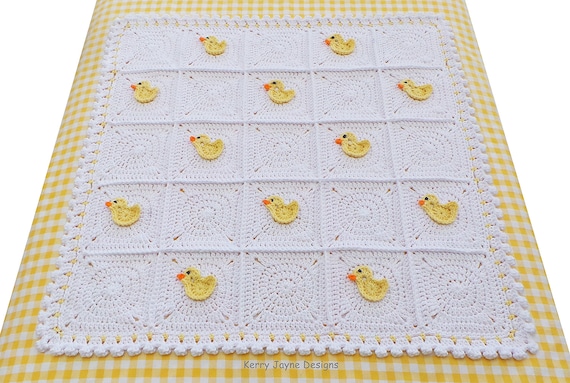 duck pattern blanket baby crochet Pattern PATTERN Baby Blanket Little Blanket CROCHET Duck Crochet