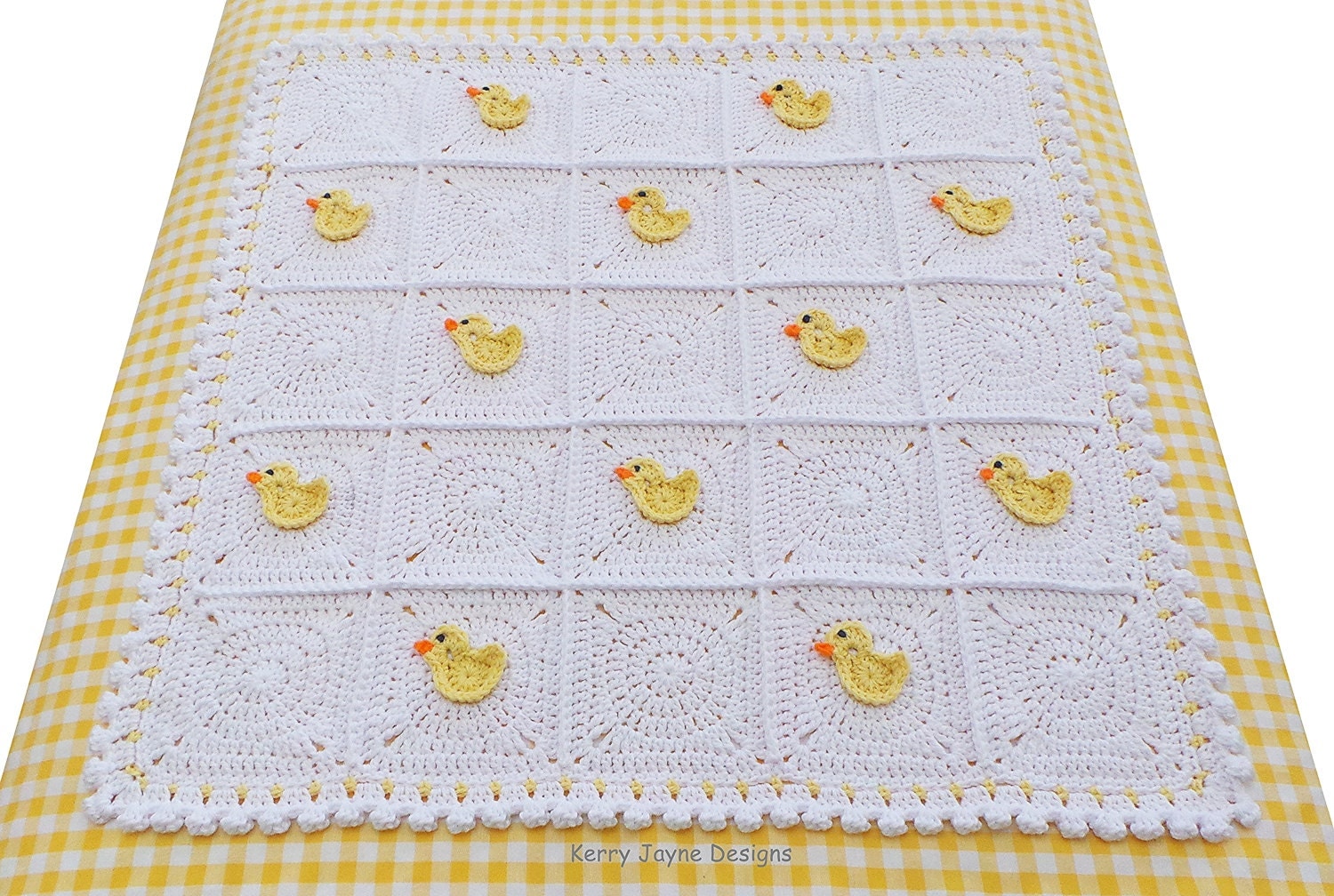 CROCHET PATTERN Little Duck Blanket Baby Blanket Pattern
