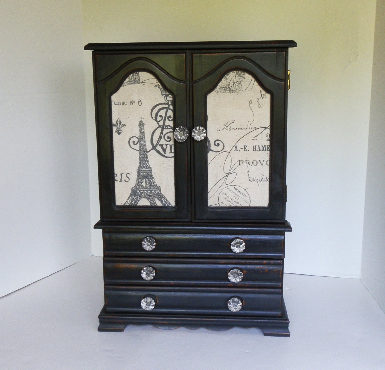 Jewelry Box Paris Eiffel Tower Large Jewelry Armoire Ladies