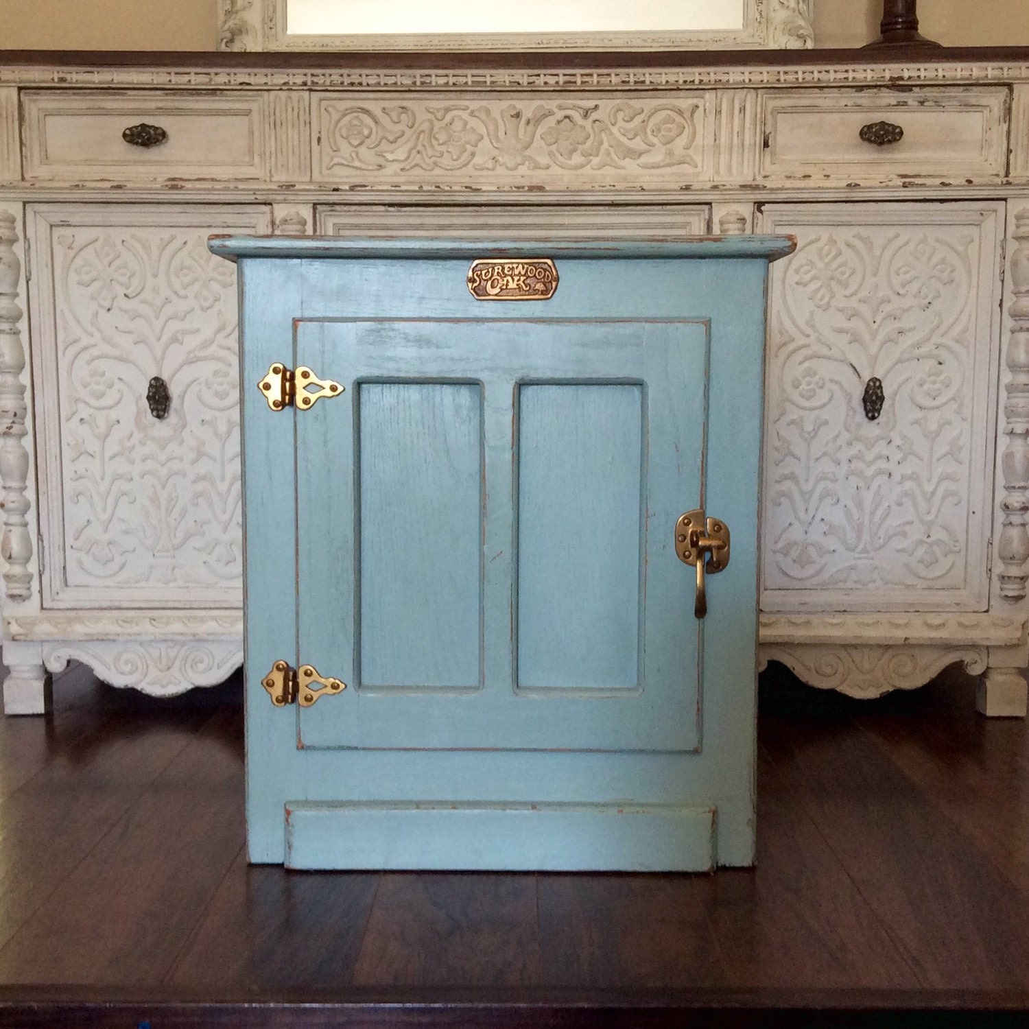 RUSTIC SIDE TABLE Beach Cottage End Table Nautical by ShabbyShores