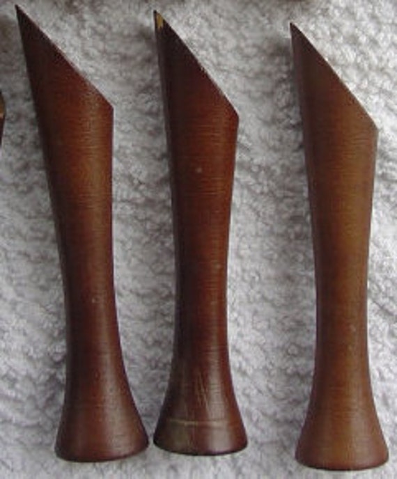 POLE LAMP FINIALS Wood Mid Century Danish Modern Eames Atomic