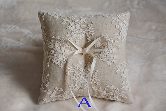 ring bearer pillow white lace ring bearer pillow by annabrides