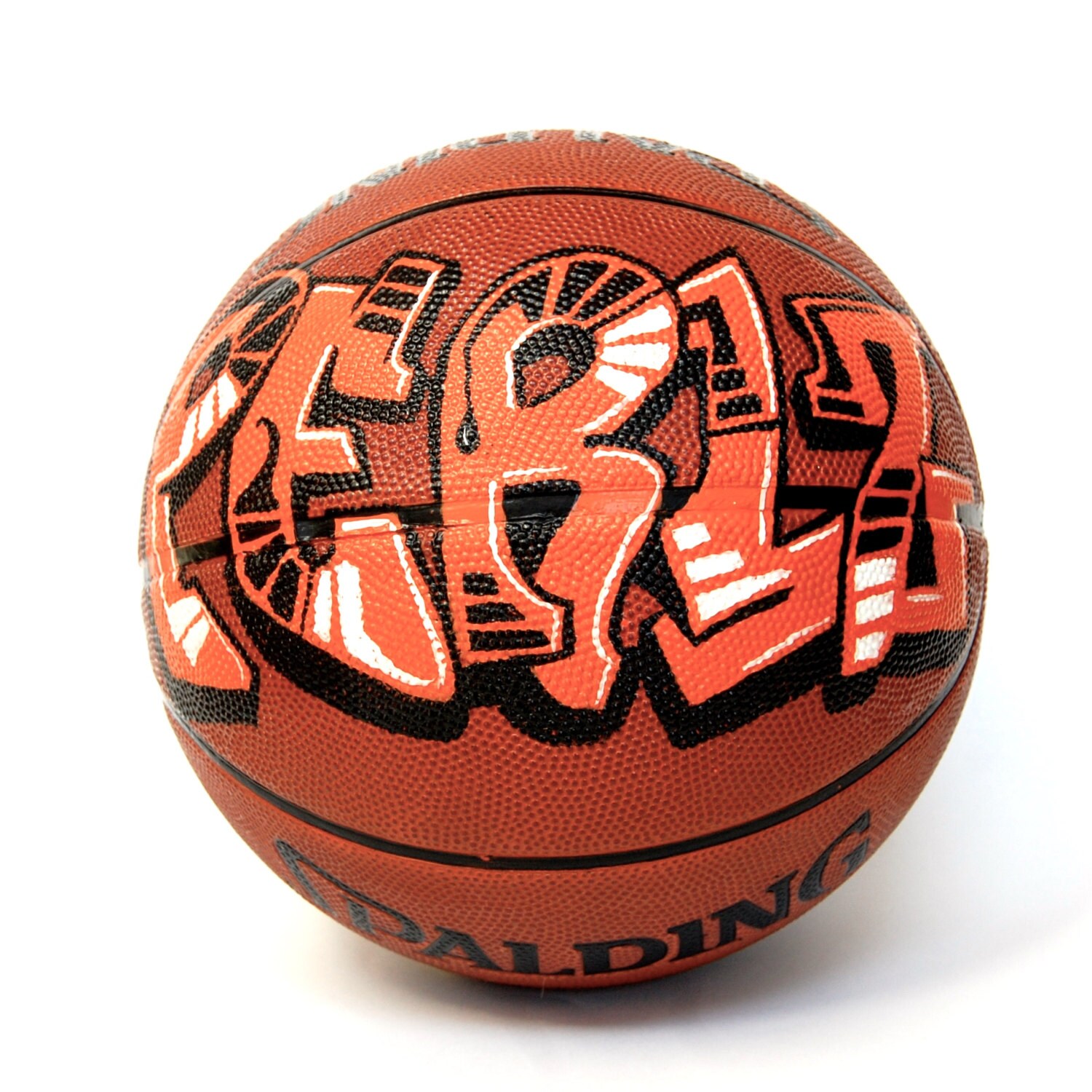Basketball personalized with graffiti for the by TjArtworks