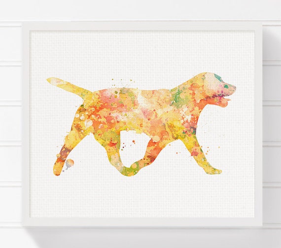 Labrador Dog Art Dog Art Print Dog Wall Decor Dog Wall Art