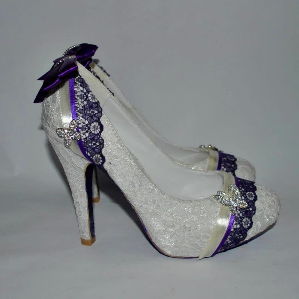 Purple wedding shoes | Etsy