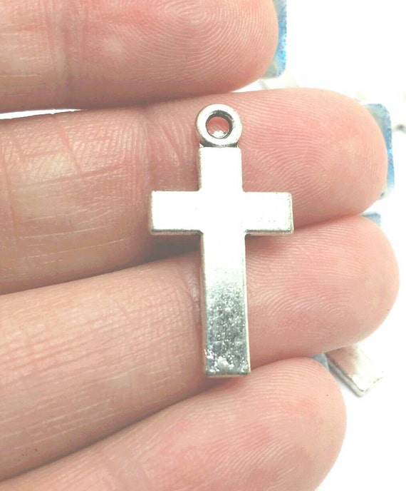 BULK 50 Cross Charms Religious Charms Christian Charms Bulk