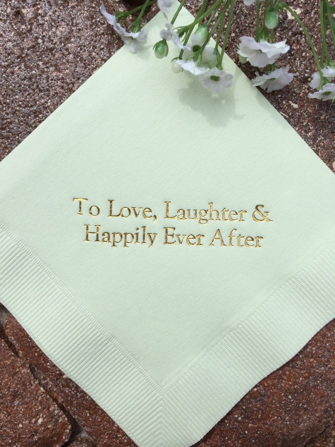 50 Personalized Napkins Personalized Napkins by MemorableWedding