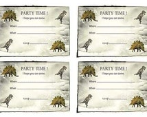 invitation dinosaure à imprimer