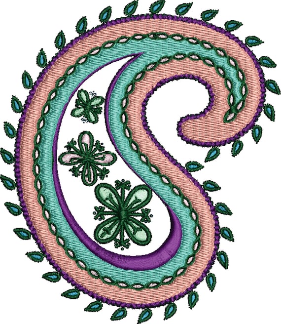 paisley embroidery designs free download