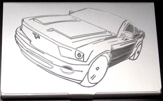 Ford mustang business cards #5