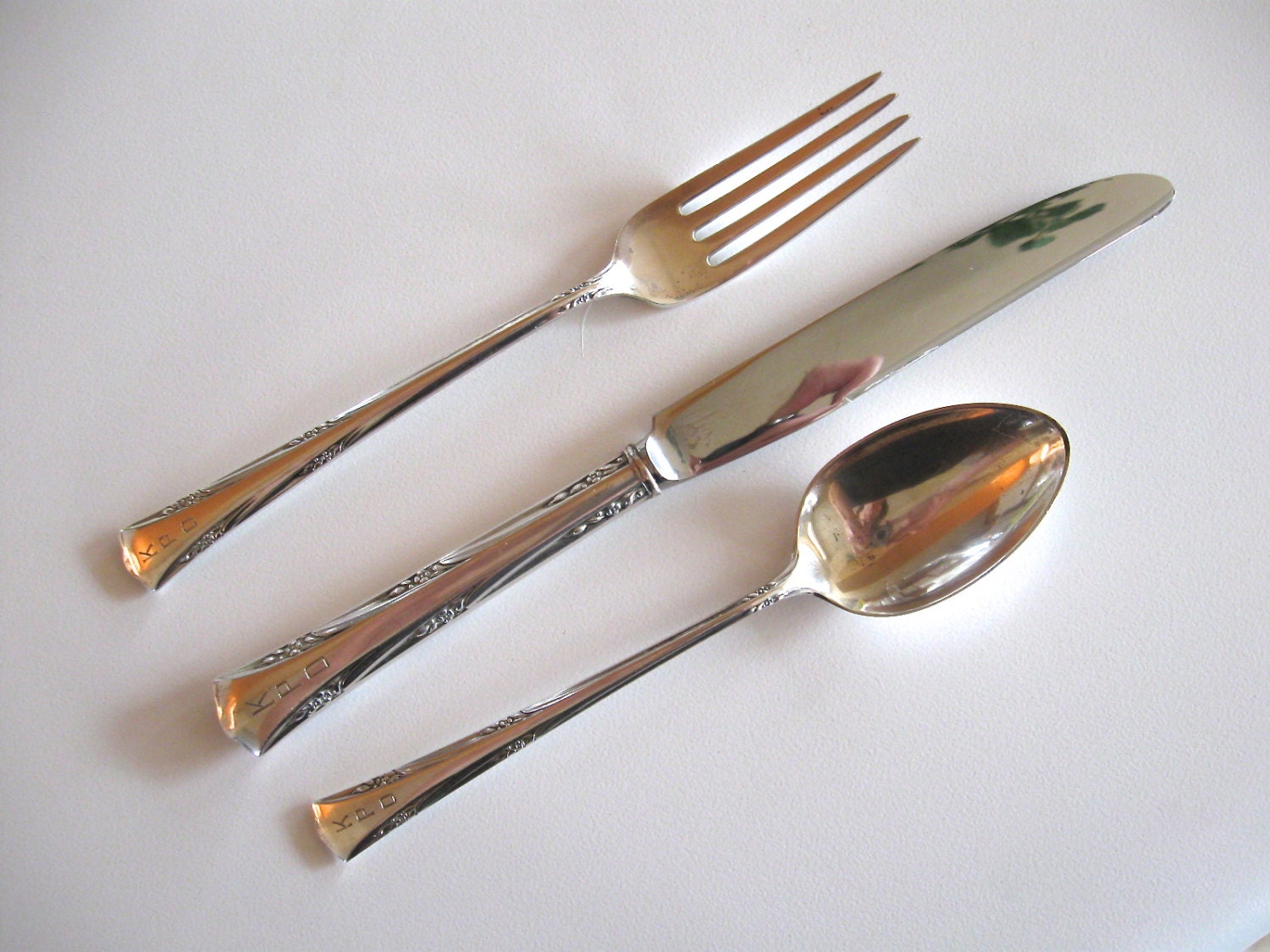 Gorham 1938 Sterling Silver 3Piece Child's Flatware Set