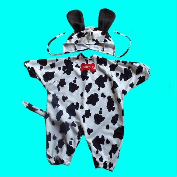 Dalmation Fur Tabbard Childrens Costume Unisex main image 0