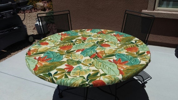 round inch 54 table elastic tablecover drawstring fitted tablecloth Round