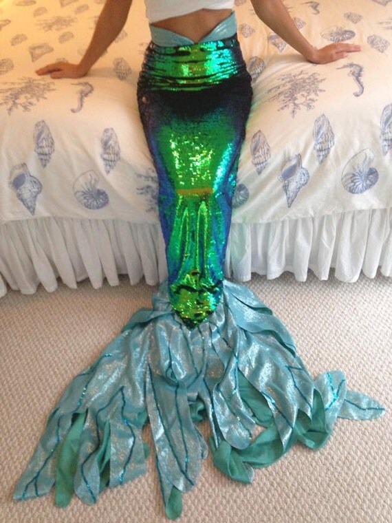 Items similar to Ariel Face Character Inspired Mermaid Tail - High ...