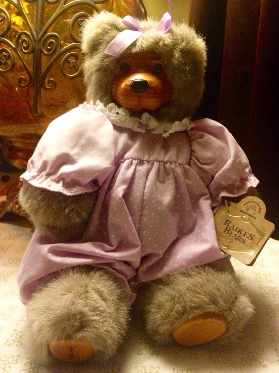 Robert Raikes Bear PLAYTIME COOKIE light brown by by FriendsRetro