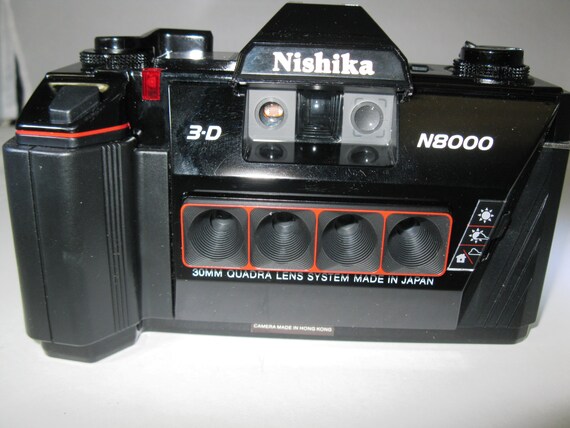 Vintage Nishika N8000 3-D Camera In Original Box with