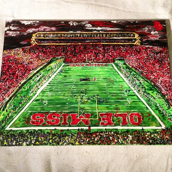 College Stadium / Football art / sports / SEC art by ChaseArtwork