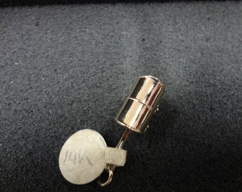 14k Yellow Gold Covered Wagon Charm or Pendant