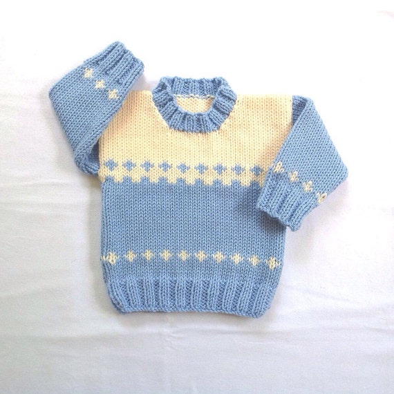 Baby sweater 6 to 12 months Knitted baby clothes Baby