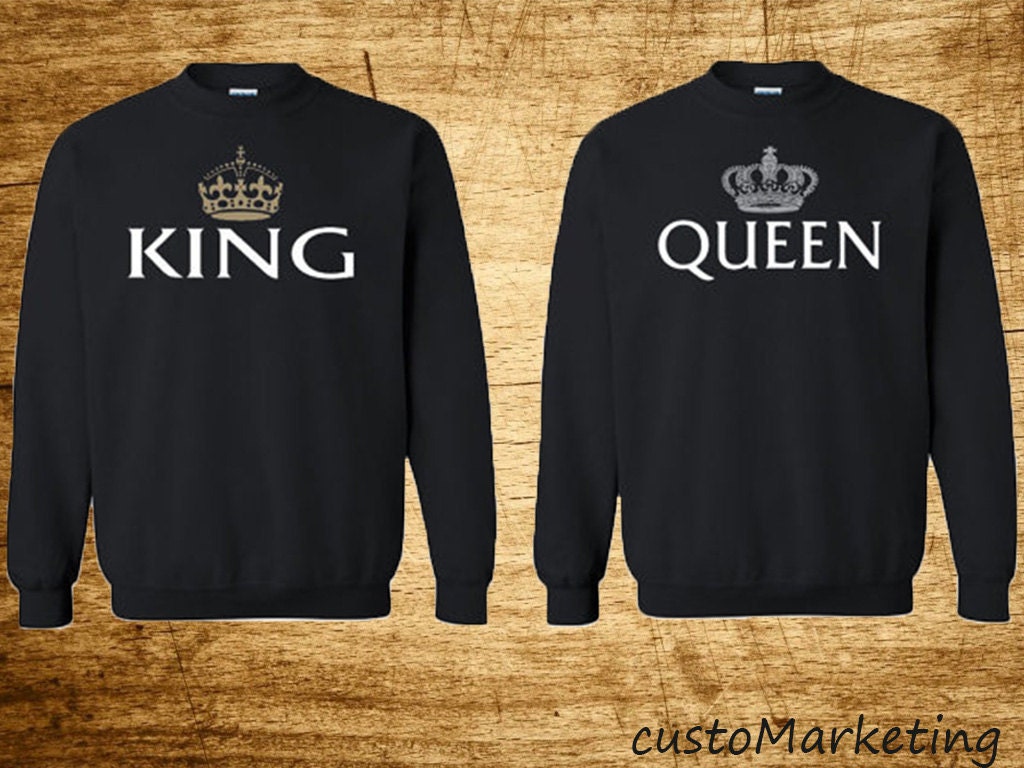 King and Queen Couple Sweaters