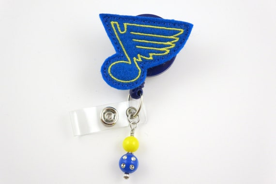 St. Louis Blues Retractable ID Badge Holder-Name Badge