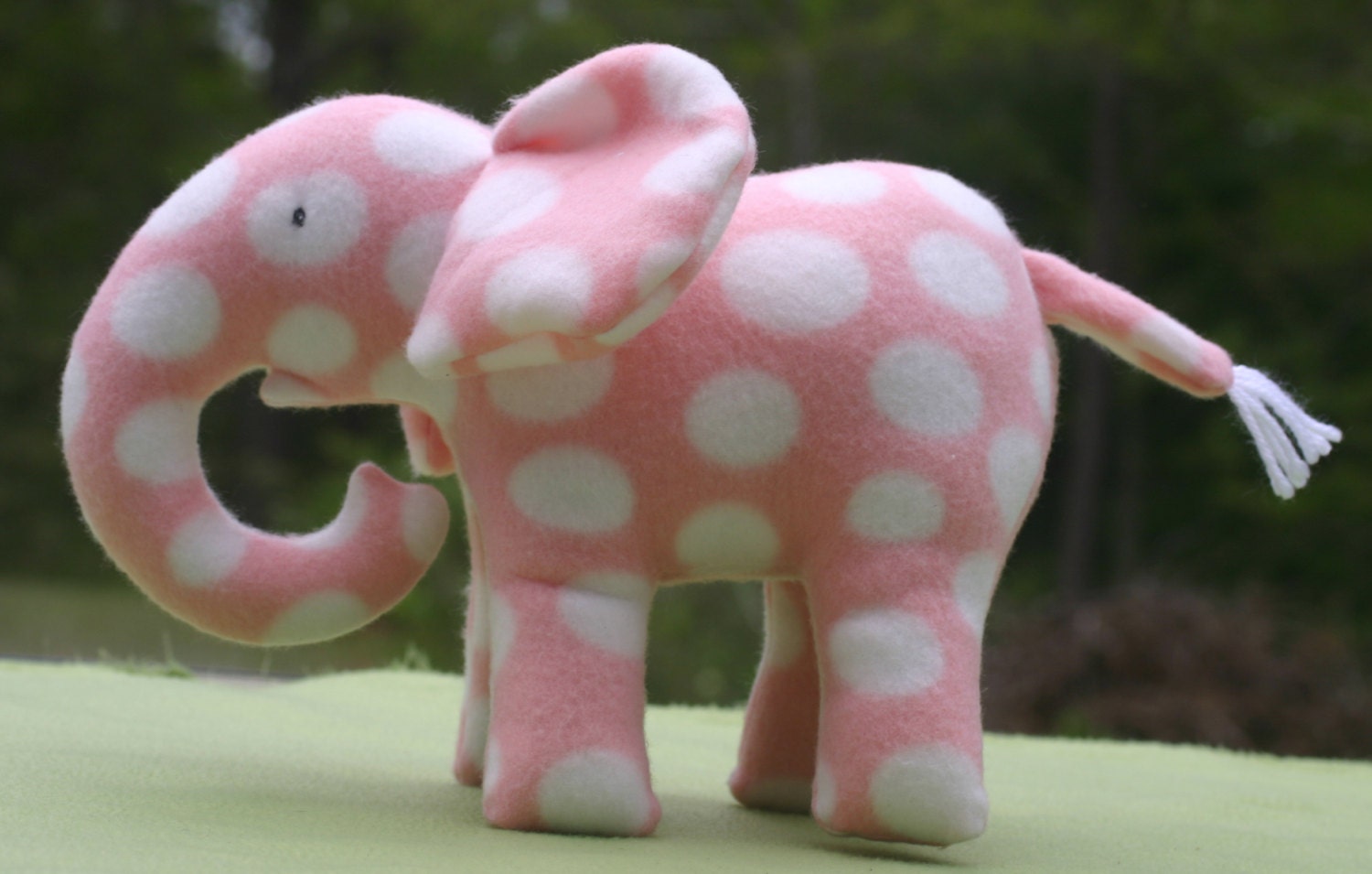 polka dot elephant stuffed animal