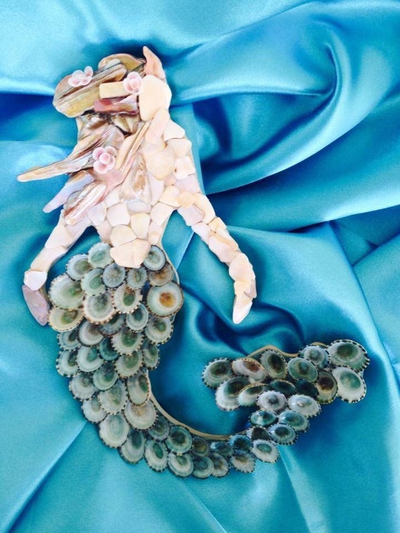 Mermaid Seashell Mermaid Mermaid Wall Hanging Birthday