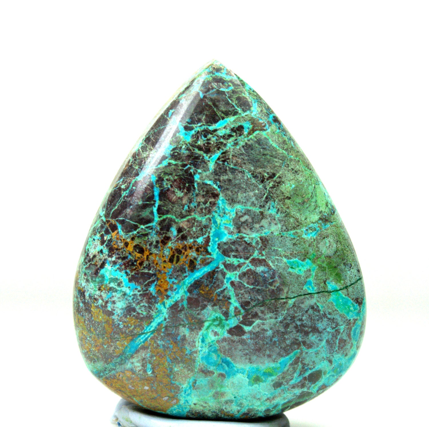 Fine Quality Pear Shape Natural Earth mined Azurite 39 Carat