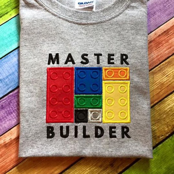 Master builder applique embroidery design