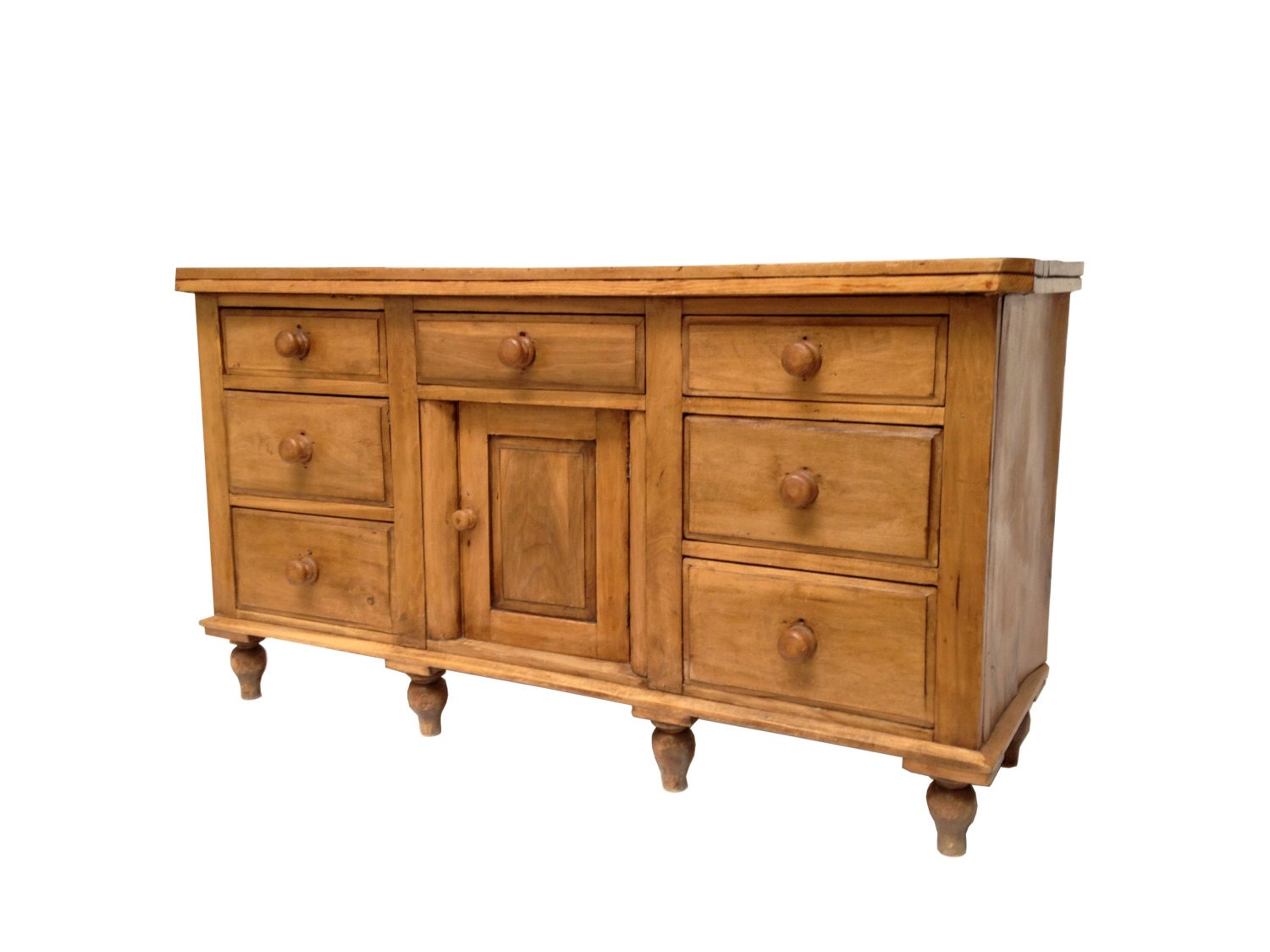 Antique French Pine Sideboard Sofa Table Haute Juice
