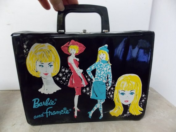 Barbie and Francie Mattel 1965 Vinyl Lunch Box