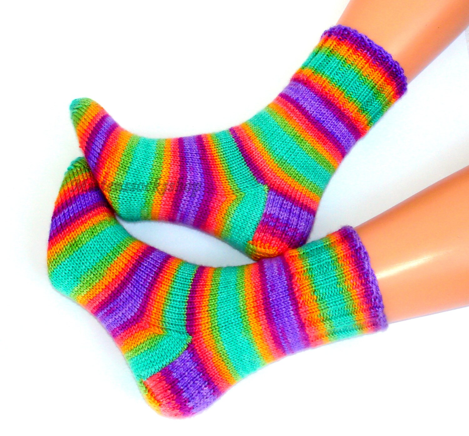 Hand knitted socks Warm socks Knitted socks Winter socks