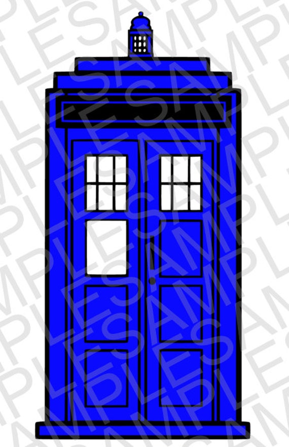 Download Dr. Who Inspired Tardis SVG and DXF Cut File by ...