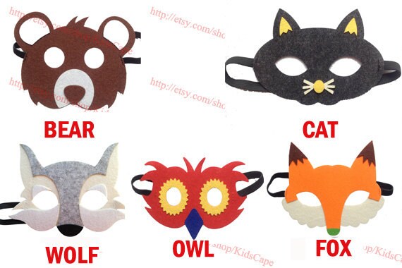 Ähnliche Artikel wie TierMasken Bär Maske, Maske Katze