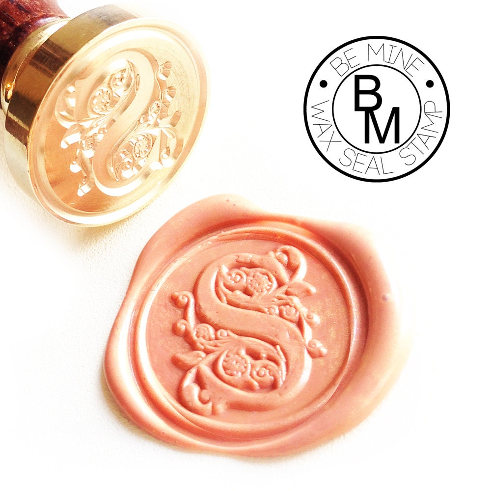 Wax Seal Stamp Letter Initial Classic Font by BeMineWaxSeal