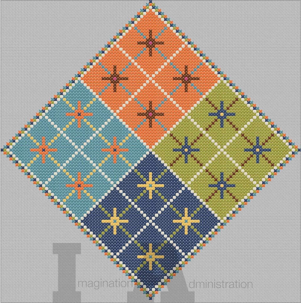 Argyle Geometric Cross Stitch Pattern by ImaginationAdmin