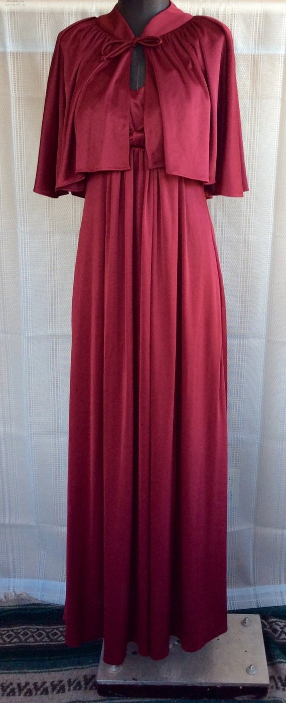 wine colored maxi