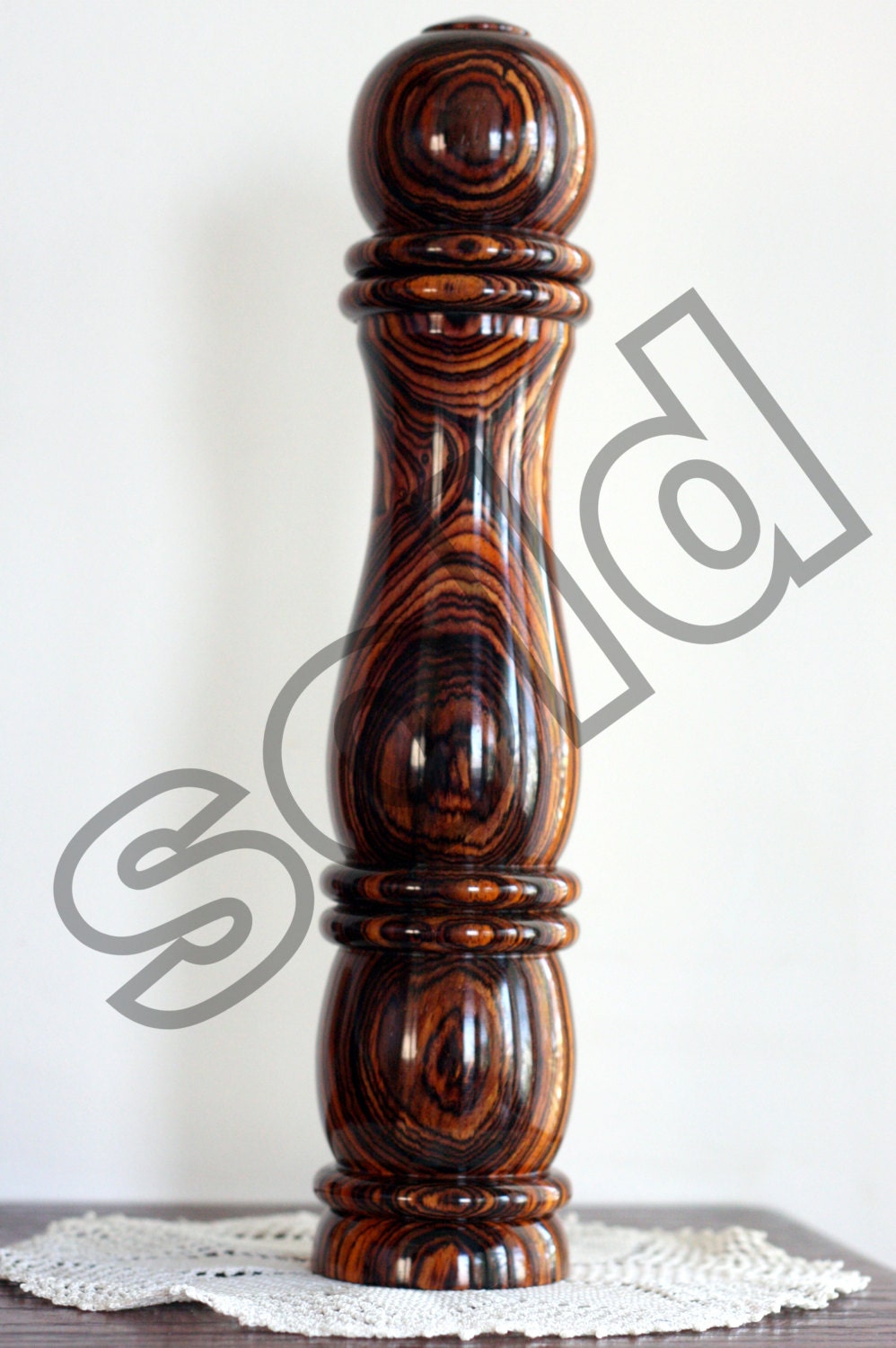 12 Exotic Wood Pepper Mill Cocobolo or Bocote