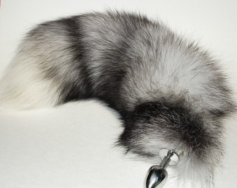 Tail Butt Plug Fox Tail Butt Plug Dildo 15" INDIGO Tail Butt Plug bdsm Kitty Tail Butt Plug Dildo TailCosplay Cat Tail Toy Wolf Tail bdsm