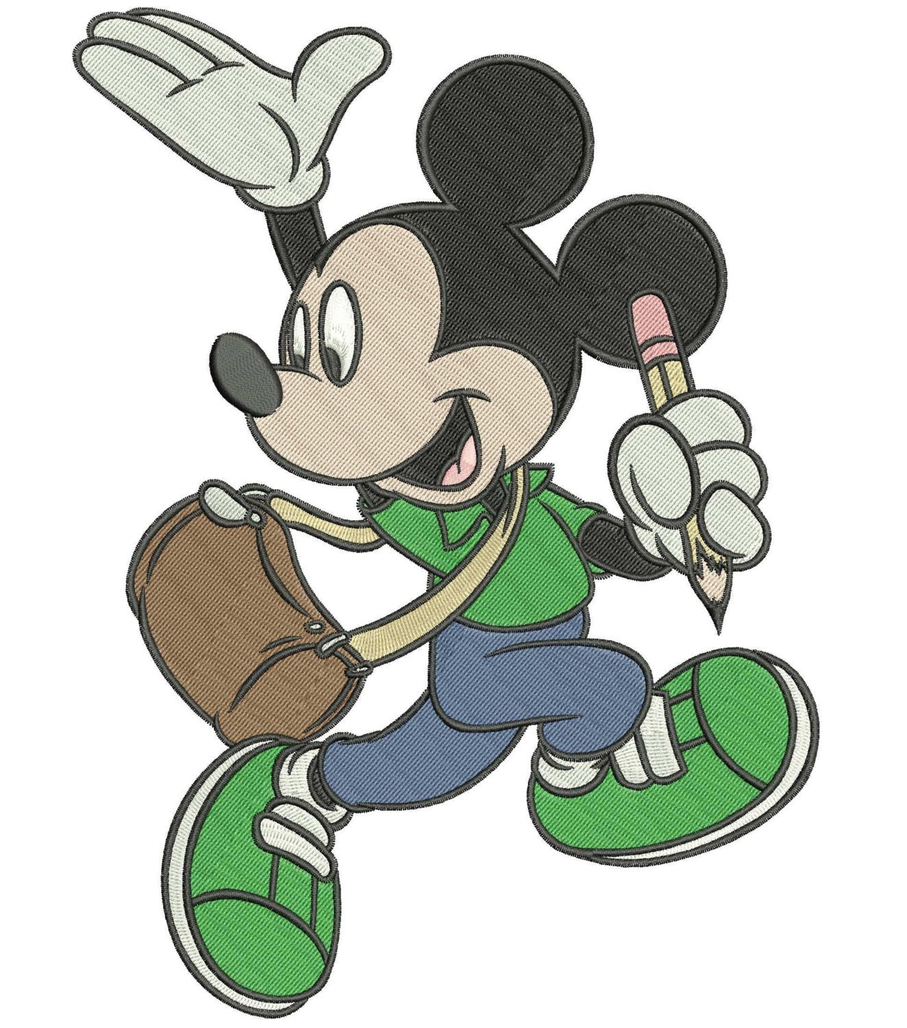 INSTANT DOWNLOAD Machine Embroidery Designs. Mickey Mouse.