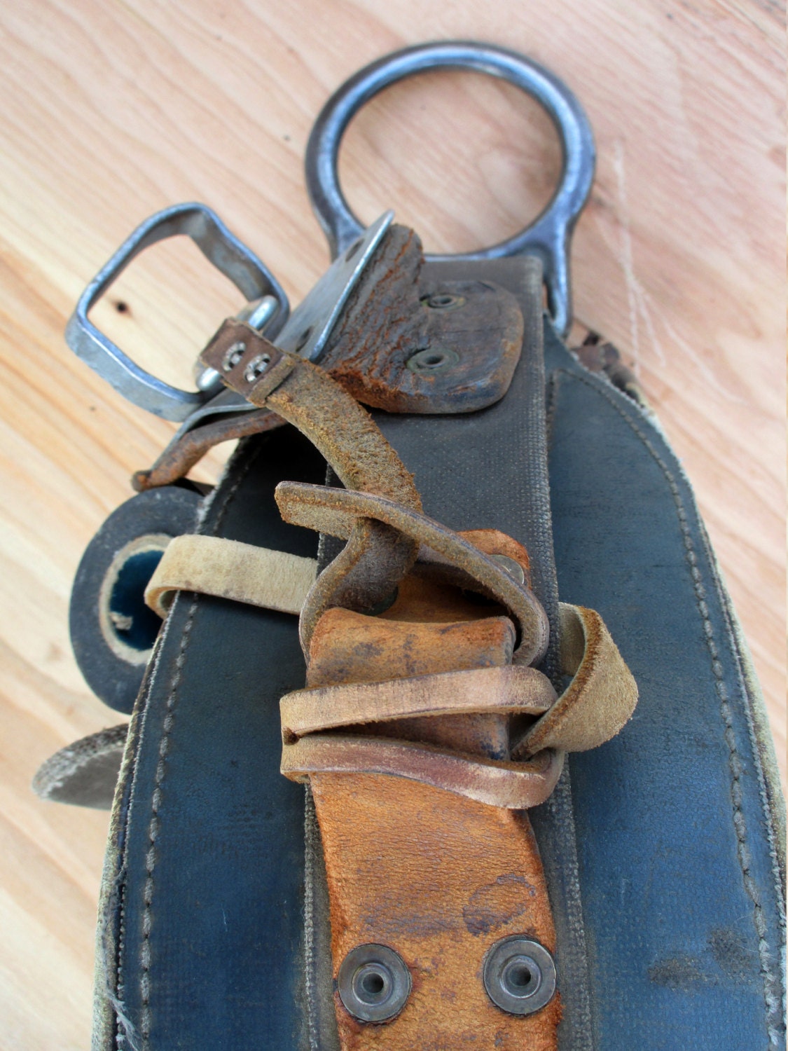 Vintage Lineman's Belt for Tools and Climbing Safety Bell