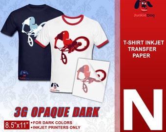 15 Sheets - Neenah 3G Jet Opaque Inkjet Heat Transfer Paper - Iron On Transfer Paper - Used for Dark Colors 8.5 X 11"
