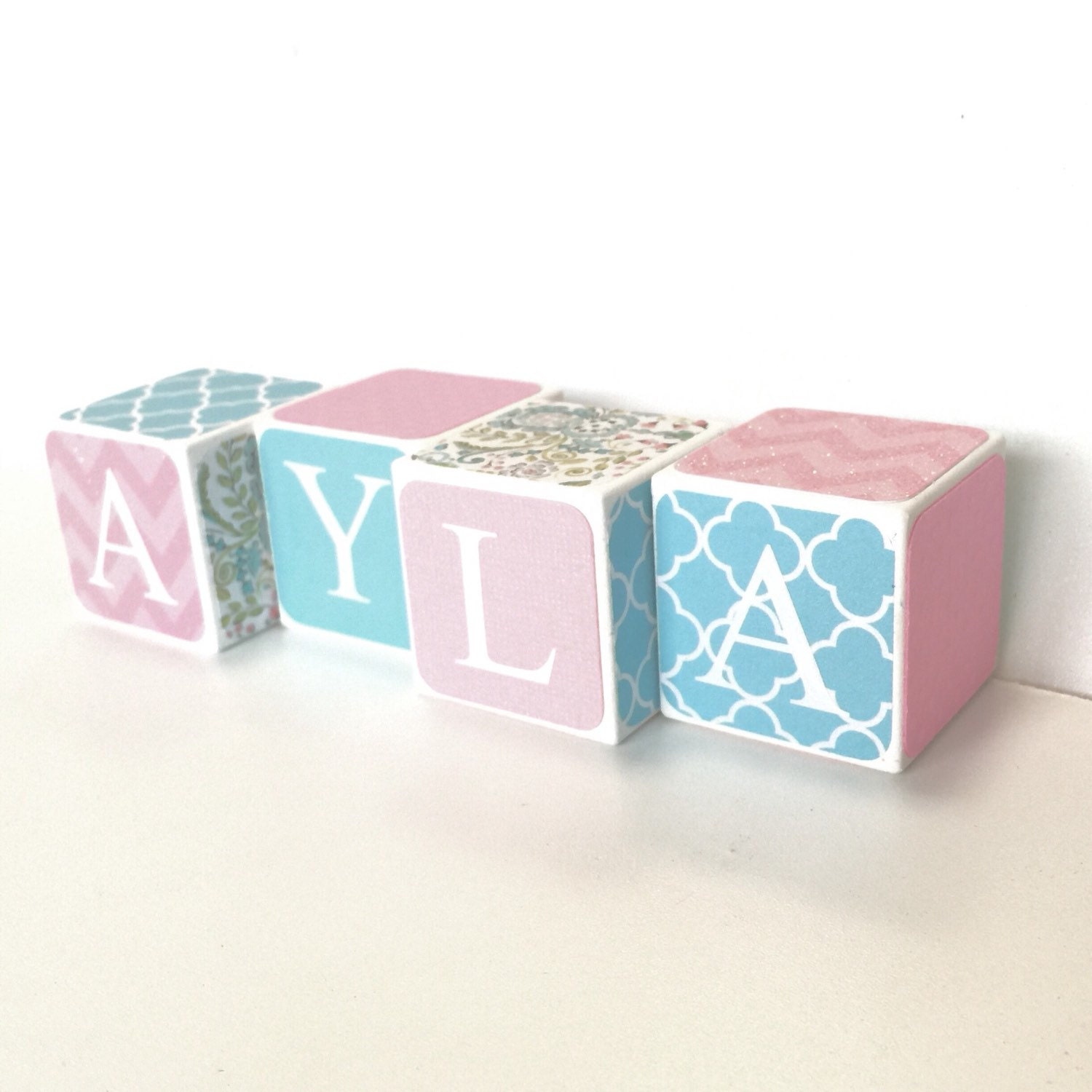 Custom Baby Name Baby Blocks Nursery Baby Shower Gift